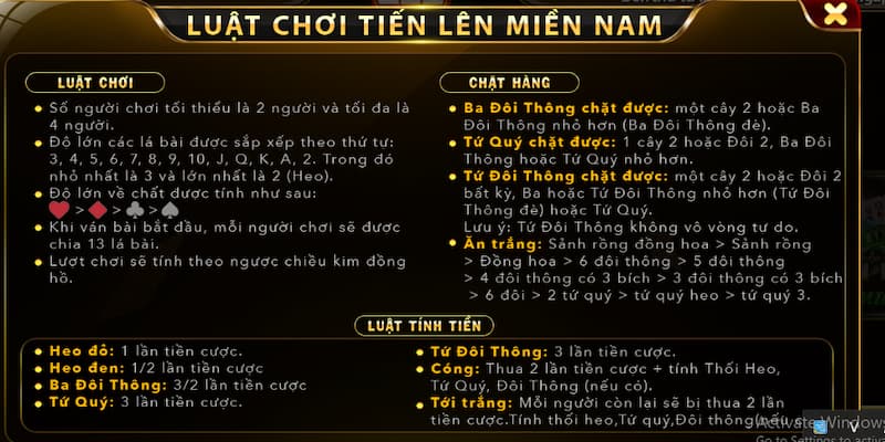 Hướng dẫn cách chơi game bài tiến lên miền nam Hit club