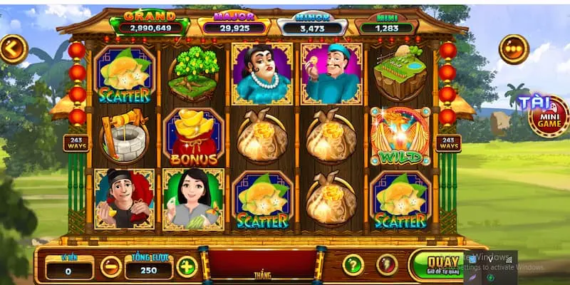 Các kí hiệu trong Ăn khế trả vàng Hit Club Slot 