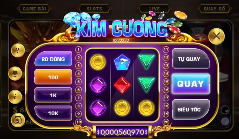 Cách chơi Kim Cương Hit Club