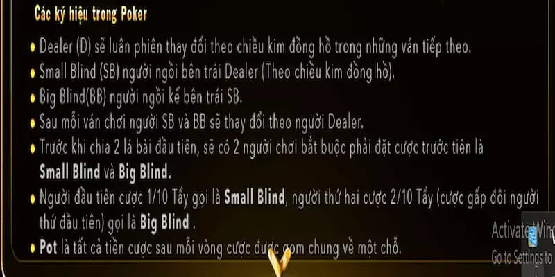 Kí hiệu khi đánh bài đổi thưởng Poker Hit Club cần nhớ