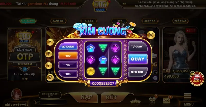 Quy luật chơi game Kim Cương Hit Club