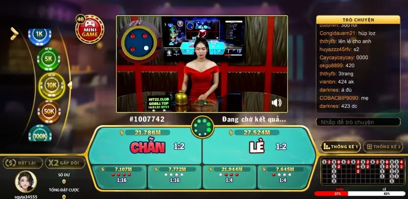 Màn hình Livestream Xóc Đĩa tại Hit Club có gì?