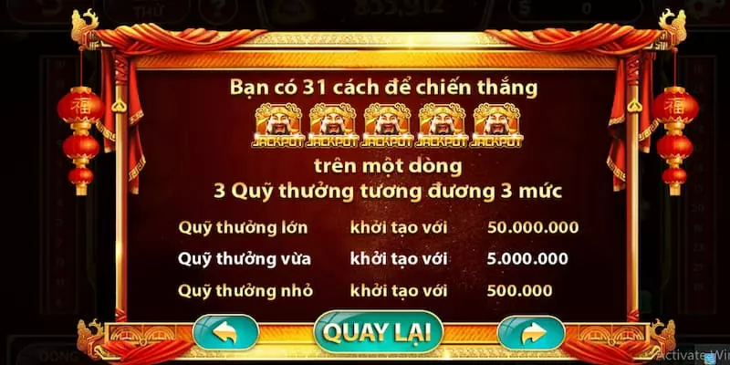 Hệ số thưởng trong game thần tài Hit club 